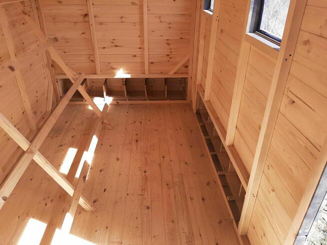 RABAT. Kurnik JARZĄBEK, domek dla kur, WOLIERA. Montaż cała