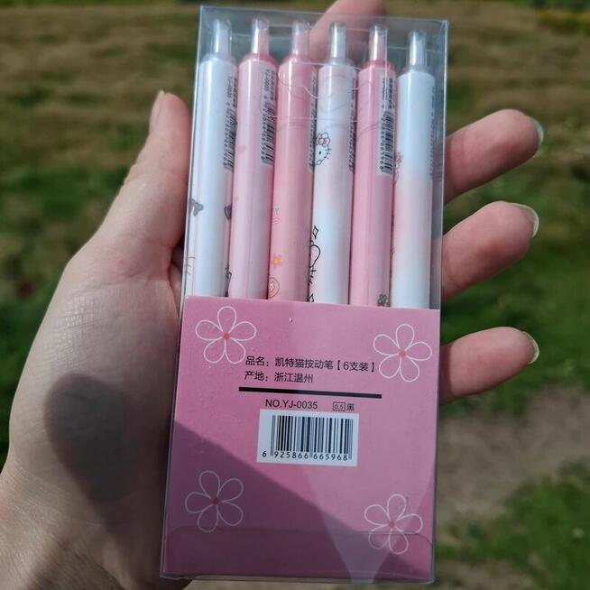 Zestaw 6 długopisów Hello Kitty