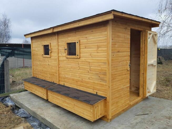 RABAT. Kurnik JARZĄBEK, domek dla kur, WOLIERA. Montaż cała