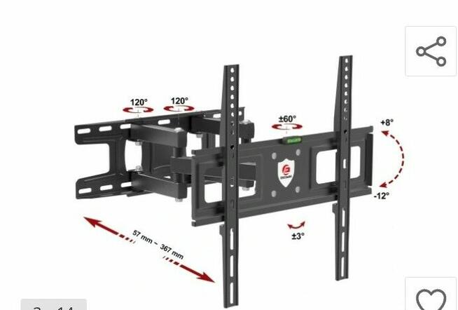 Wieszak na tv 50 cali
