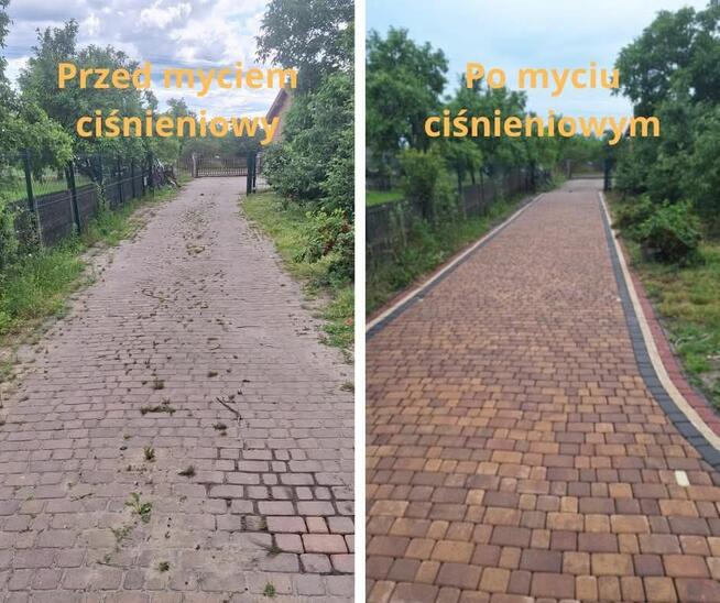 Mycie dachów I kostki brukowej