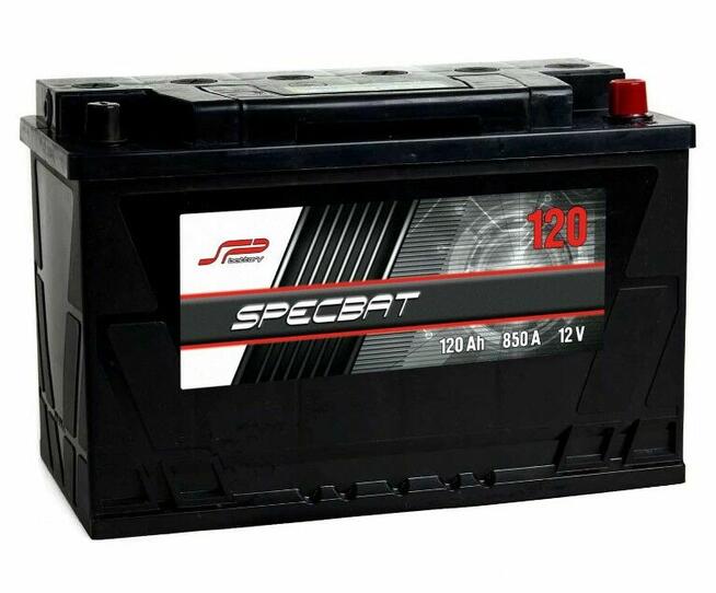 Akumulator SPECBAT AGRO 120Ah 850A EN PRAWY PLUS