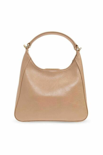 Torebka na ramię beżowa BB Soft typu hobo