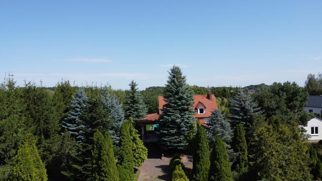 Dom z dwoma stawami i basenem Krobia