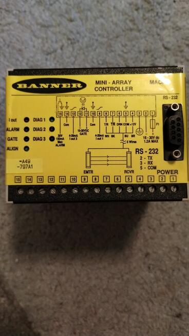 17915 BANNER MINI-ARRAY CONTROLLER, RS-232 MAC 1