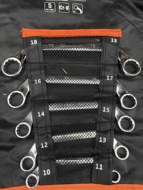 Zestaw kluczy oczkowych łukowych