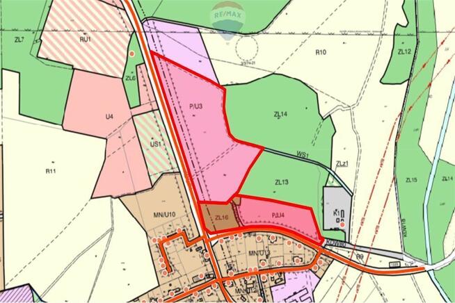 Tereny produkcyjno magazynowo usługowe przy DK 36