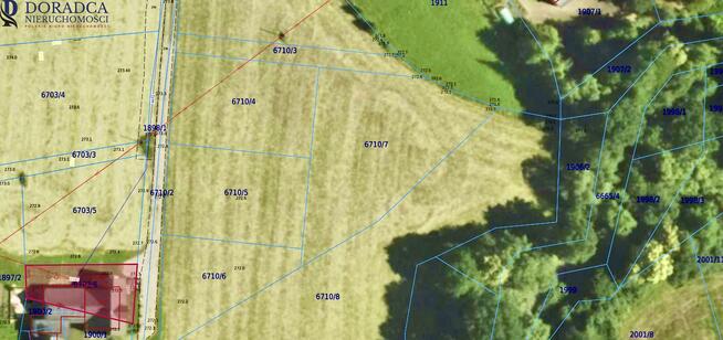 Działka budowlana Frydrychowice gm. Wieprz, Zarzeczna