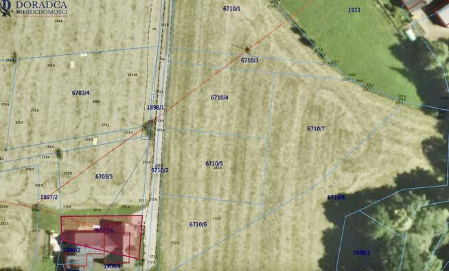 Działka budowlana Frydrychowice gm. Wieprz, Zarzeczna