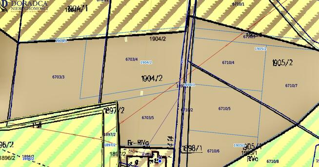 Działka budowlana Frydrychowice gm. Wieprz, Zarzeczna