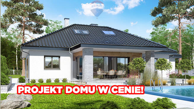 Projekt i działka w cenie