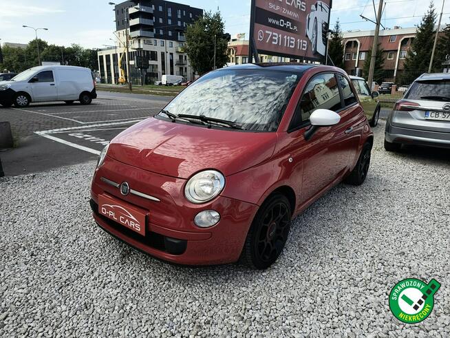 Fiat 500 ALU | Pół-skóry| Klimatyzacja | Super Stan |Niski przebieg !