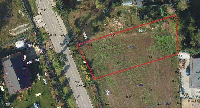 Działka budowlana Bałdowo gm. Tczew, Świętego Wojciecha