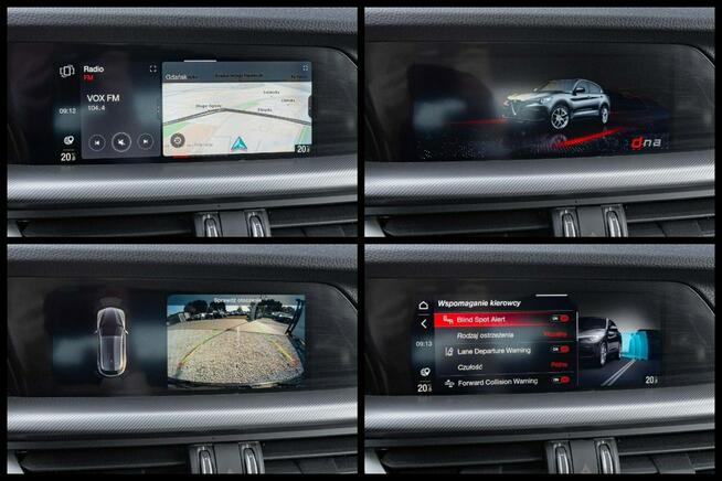 Alfa Romeo Stelvio WJ8596K#2.0 Turbo Sprint Q4 Podgrz.f I kier K.cof Salon PL VAT 23%