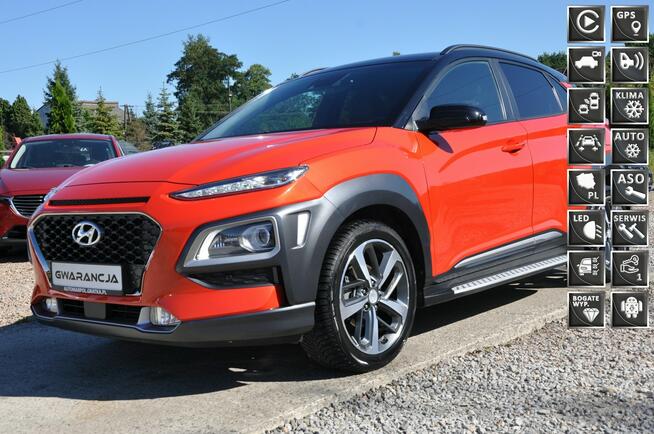 Hyundai Kona nawi|kamera cofania|android|full led|skóra|serwis aso|full led|