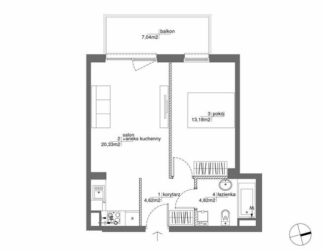 Mieszkanie Warszawa gm. Mokotów Mokotów, Dolny, Kaloryczna