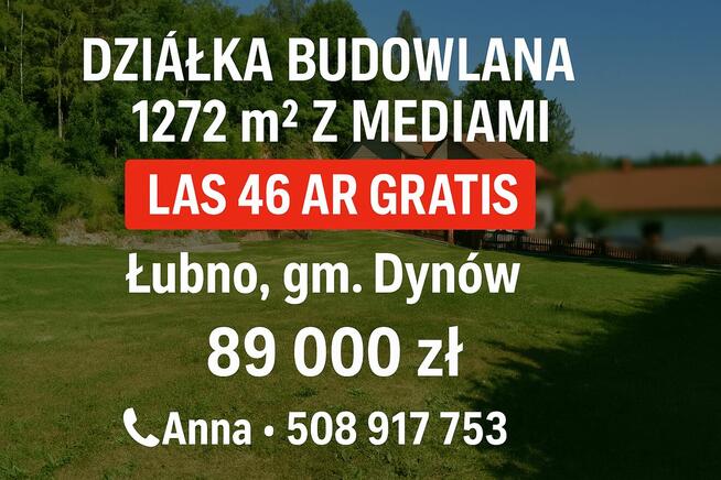 Działka Łubno gm. Dynów