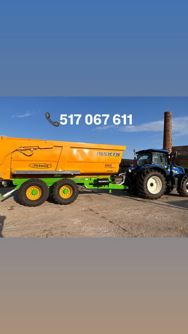 wynajem ciągnika New Holland T7.165 S i przyczepy