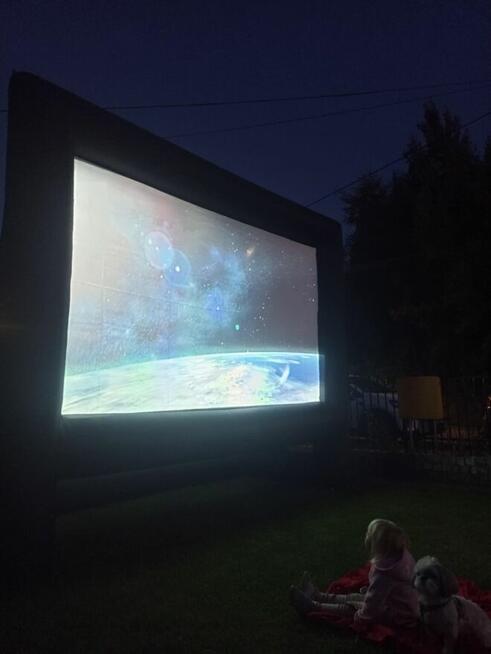Kino plenerowe 150cali - projektor i ekran na Twoją imprezę