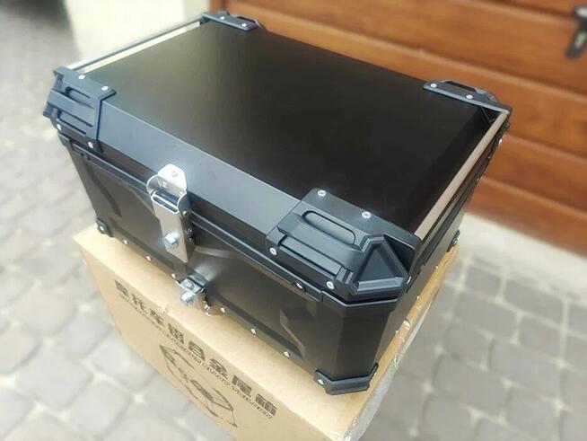 Aluminiowy kufer motocyklowy 65L kufer centralny na DWA KASK