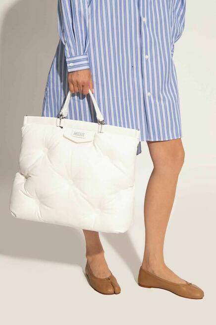 Biała Torba ‘Glam Slam Shopper Large’ typu ‘shopper’