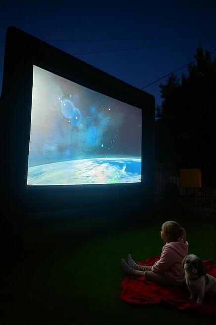 Kino plenerowe 150cali - projektor i ekran na Twoją imprezę