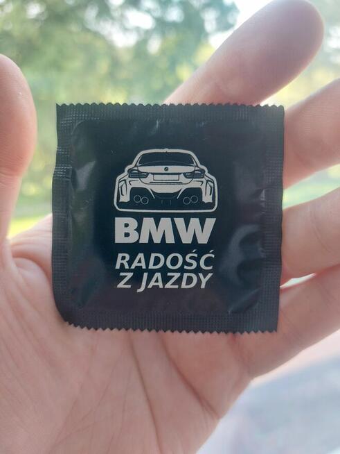 Personalizowane prezerwatywy, kondomy BMW, gadżet na prezent