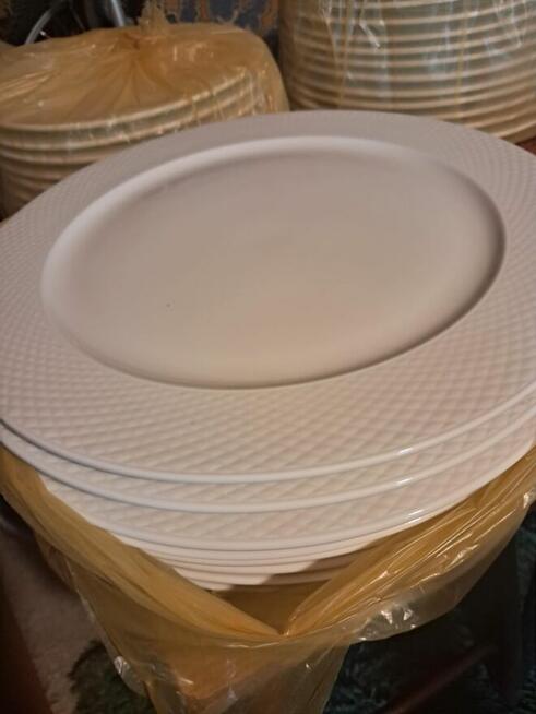 zestaw obiadowy talerze 36szt ambition