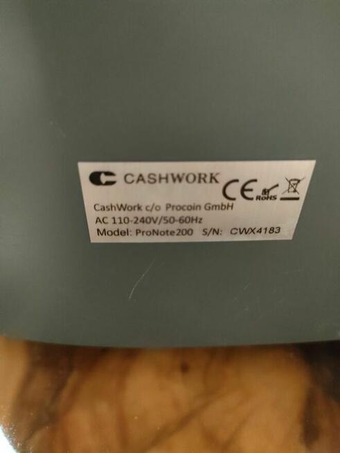 Liczarka do banknotów Cashwork Pro Note 200