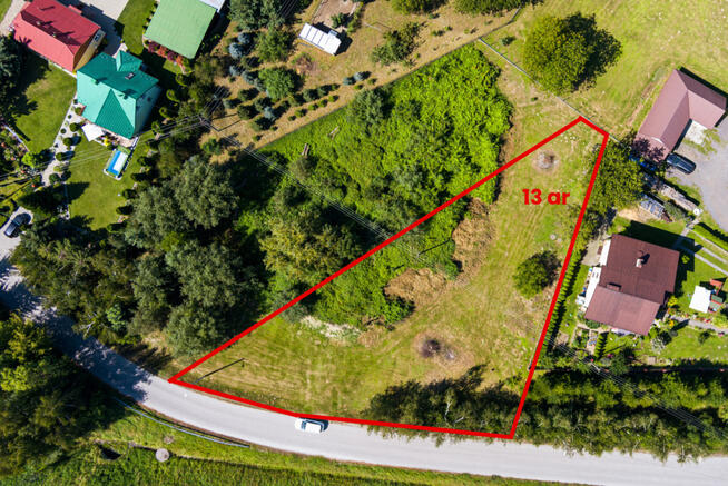 Na sprzedaż działka 13 arów Łukanowice