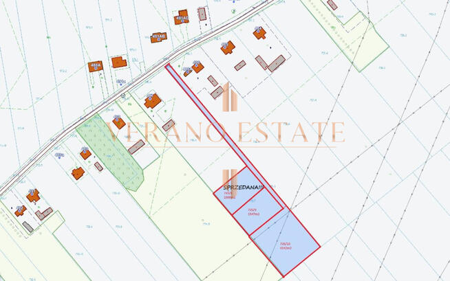 Działka budowalna 1547 m2 | Wydane WZ | Media