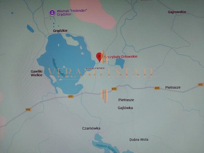 300 m od jeziora działka 3071 m2 | Media w drodze