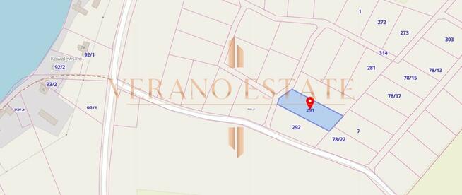 300 m od jeziora działka 3071 m2 | Media w drodze