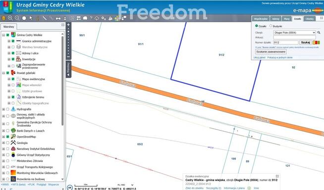 Działka siedliskowa 7529m2 - atrakcyjna cena