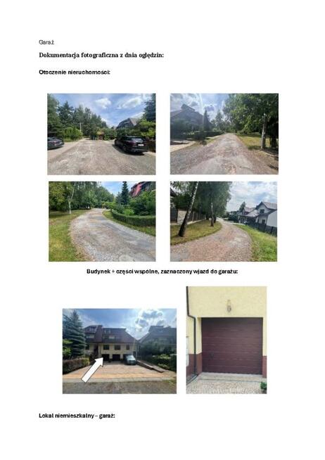 Garaż ul. Piusa Welońskiego - Kraków