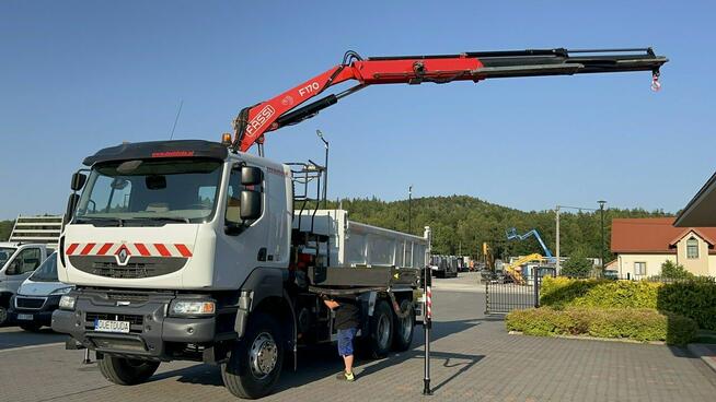 Renault Kerax 26.390 6x4 Mocny HDS FASSI F170 Sterowanie Radiowe Wywrotka 2-stronna Hydroburta Tył B