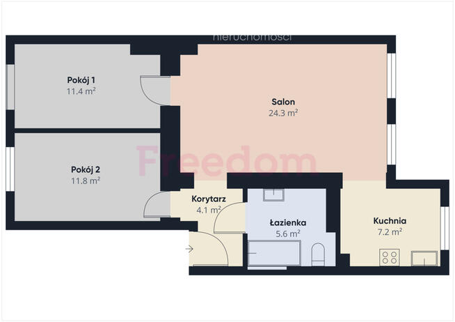 Przestronne mieszkanie w kamienicy, Olsztyn