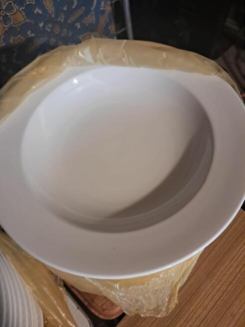 zestaw obiadowy talerze 36szt ambition