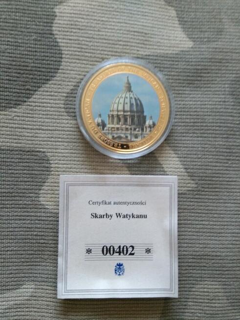 22. Medal okolicznościowy skarby Watykanu