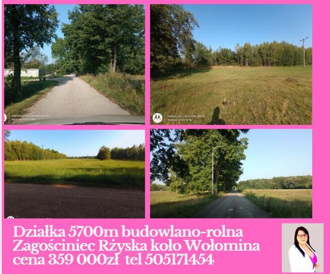 Działka 4,7ha kopalnia piasku kruszywa żwir koncesja Małkini