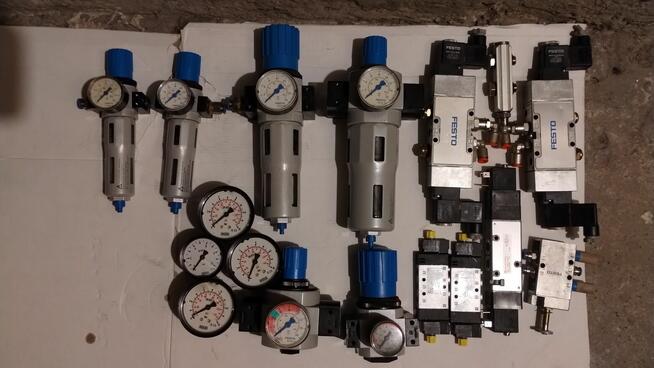 Filtry elektrozawory .regulatory ciśnienia .manometry