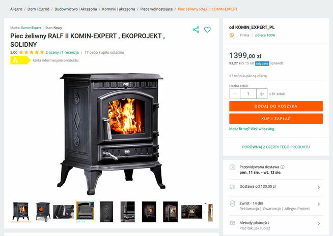 Potrzebny piecyk (PILNE)