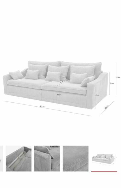 Sofa rozkładana stan super