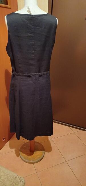 Sukienka LEN 100 % NOWA kolor czarny