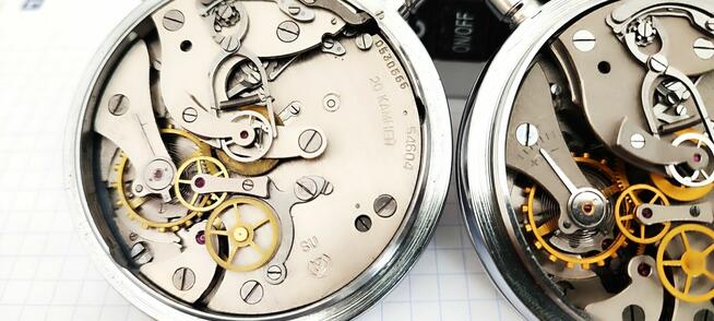 Zegarek stoper meczaniczny SLAVA sprawny duży sr;65mm