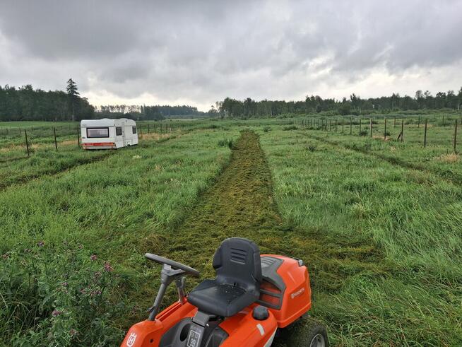 Piłowanie drewna koszenie działek