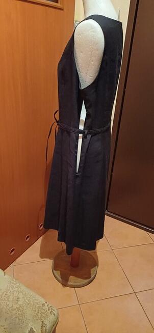 Sukienka LEN 100 % NOWA kolor czarny