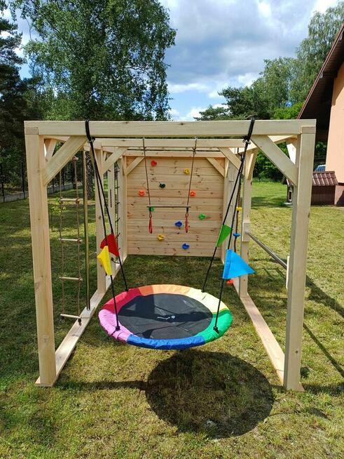 Drewniany duży Plac zabaw Małpi Gaj „JAŚ” DOSTAWA CAŁY KRAJ