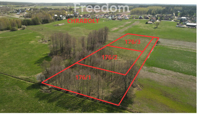 Działka 3003 m² z Warunkami Zabudowy – Chraboły