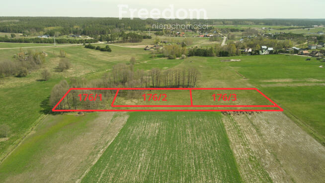 Działka nr 176/1 Chraboły o pow. 3718 m².